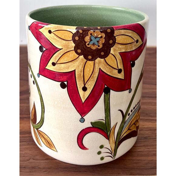 Carynthum by PIER 1 Handcrafted Earthenware Utensil Holder - Picture 8 of 12